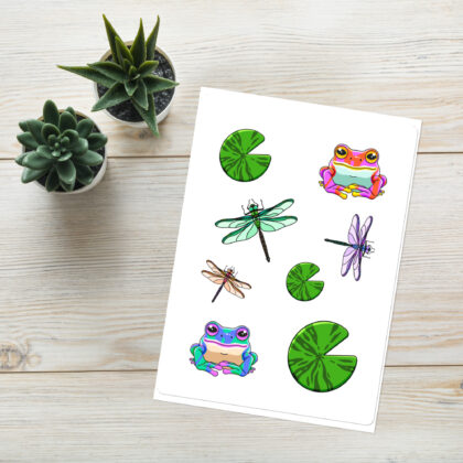 Frog Pond Sticker sheet