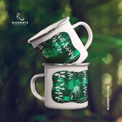 Enchanted Forest Enamel Mug