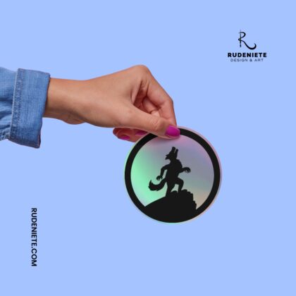 Werewolf Holographic stickers